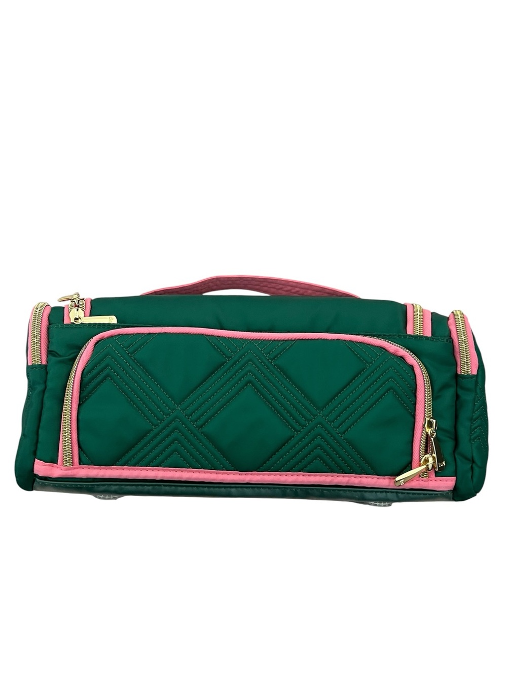 Wicked x Lug Trolley Cosmetic Case in Green/Pink - Picture 2 of 7